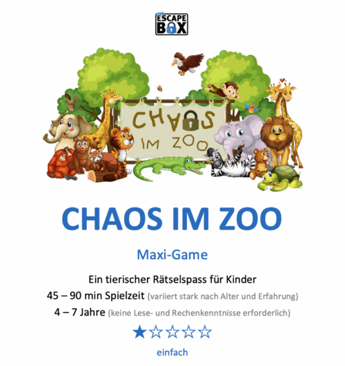 Maxi-Game: CHAOS IM ZOO