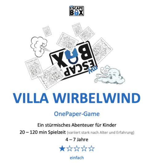 OnePaper-Game: VILLA WIRBELWIND
